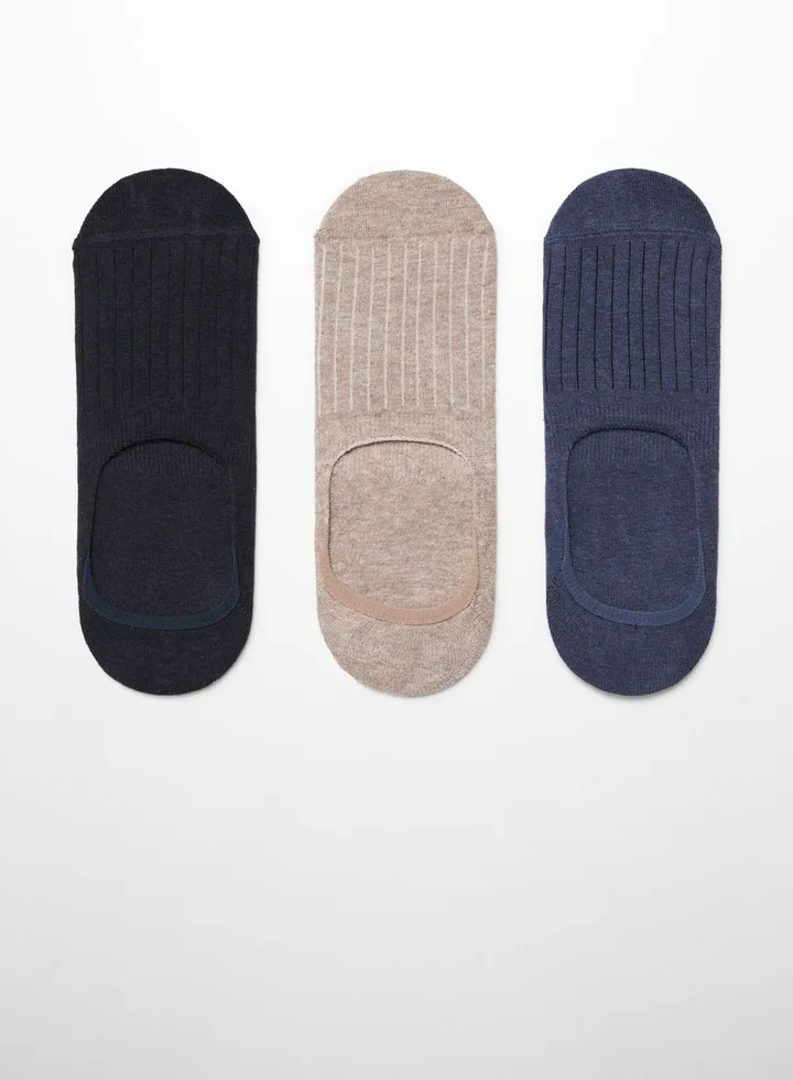 3 Pack No Show Socks