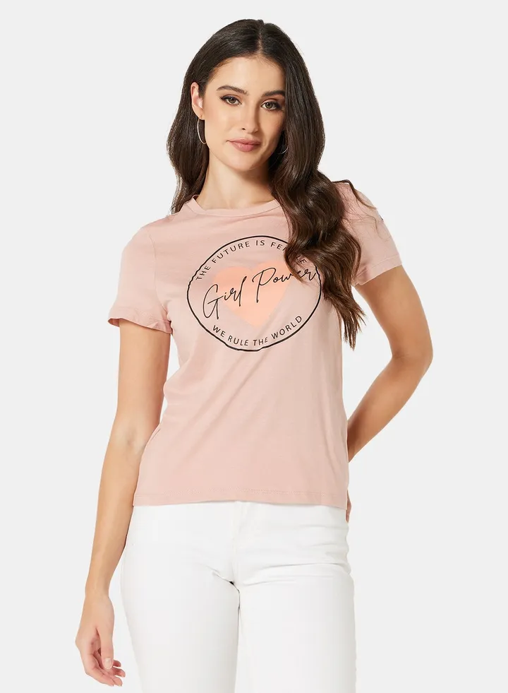 Graphic T-Shirt misty rose