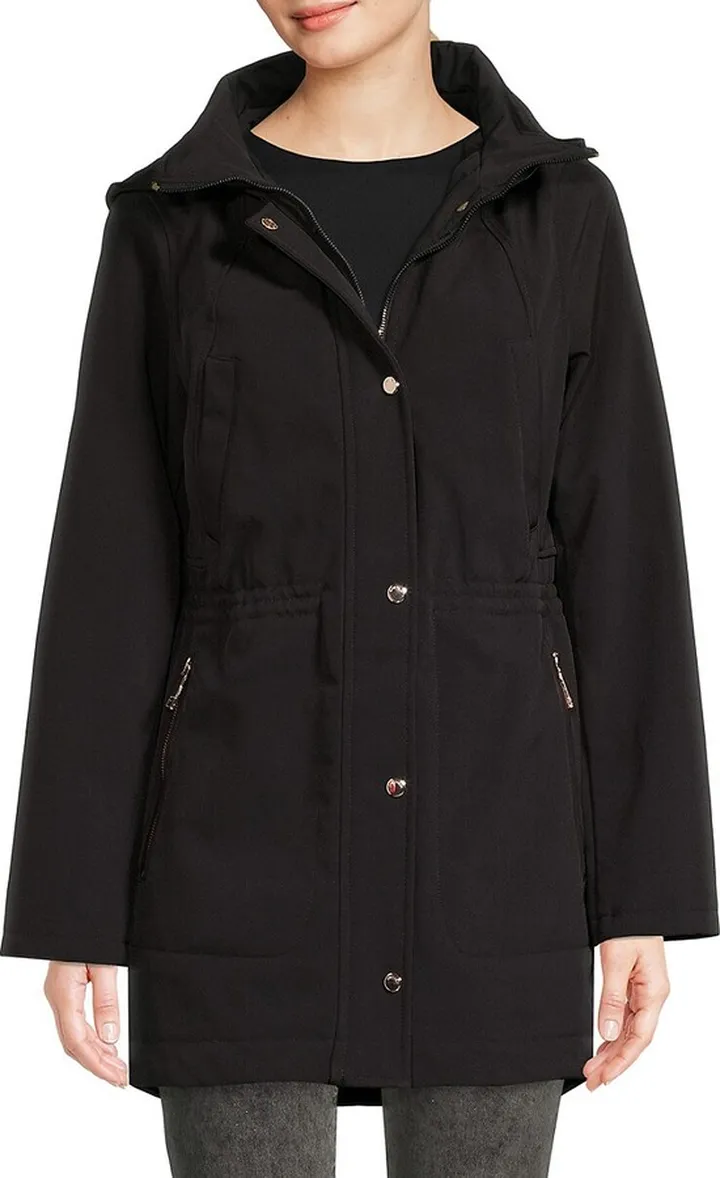 Faux Fur Lined Hooded Coat