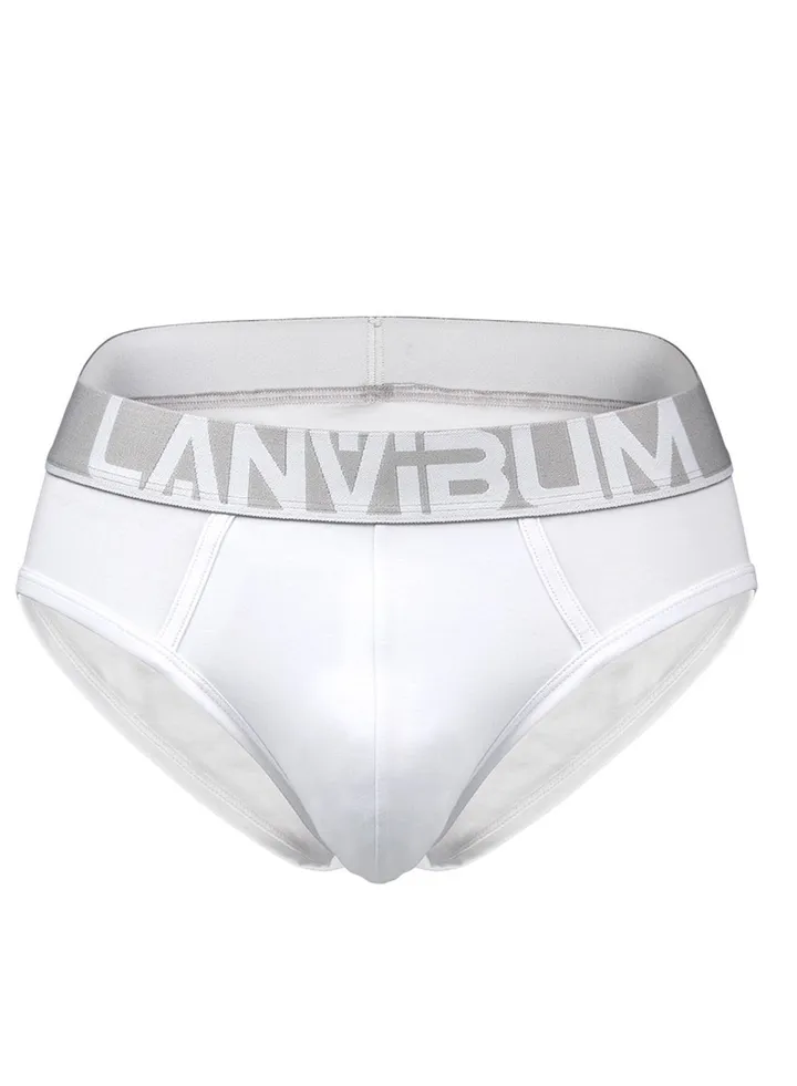Cotton Mid-rise Men's Underwear White