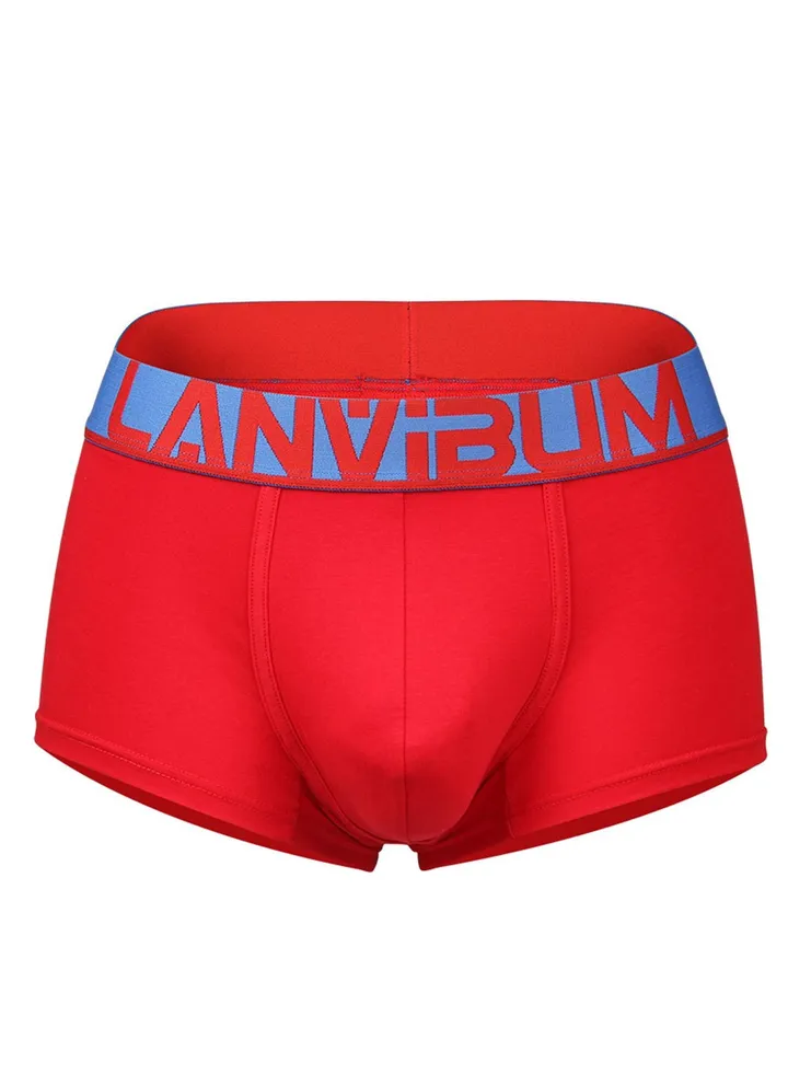 Student Youth Middle Waist Cotton Underwear Red