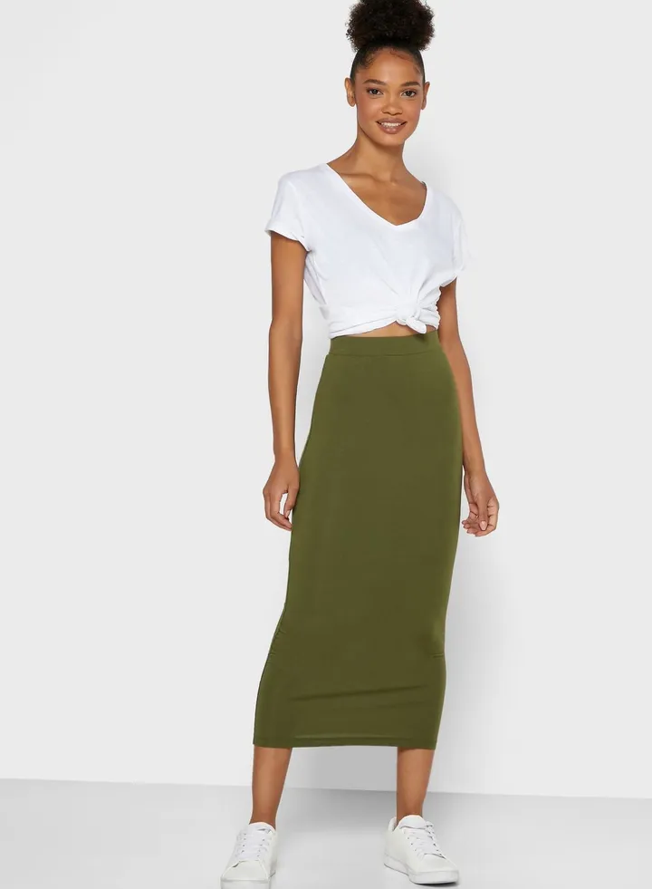 Tube Midi Skirt