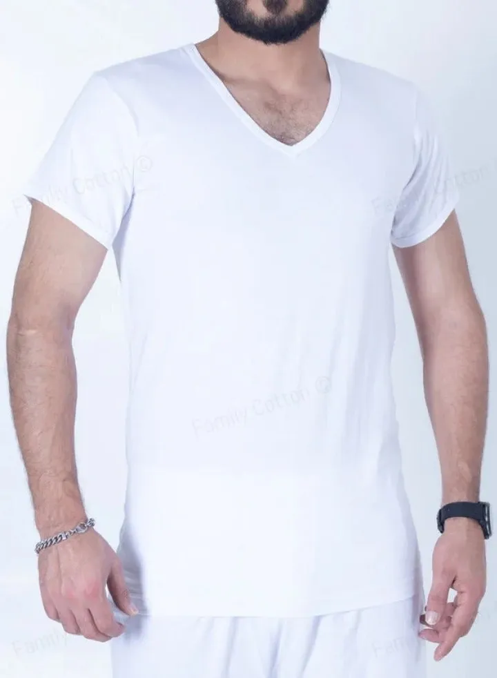 Men V-neck undershirt