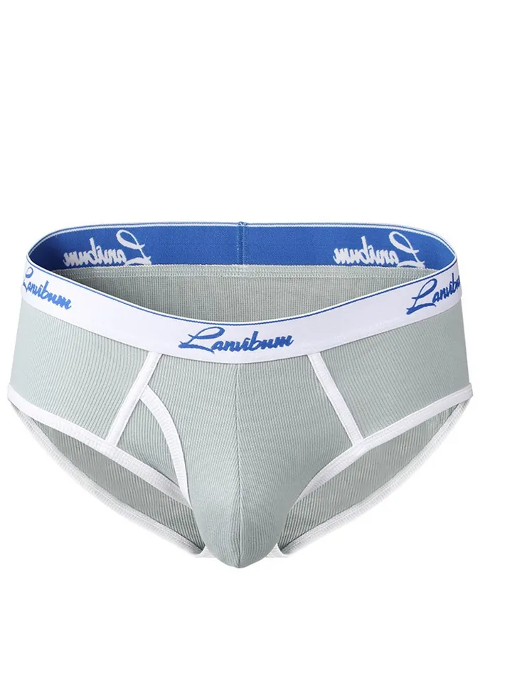 Cotton Mid-rise Men's Underwear Grey
