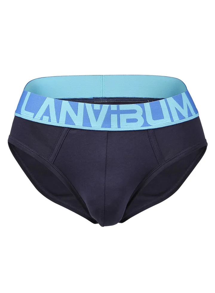 Cotton Mid-rise Men's Underwear Black