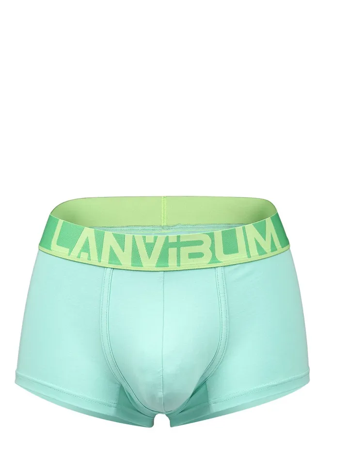 Student Youth Middle Waist Cotton Underwear Green