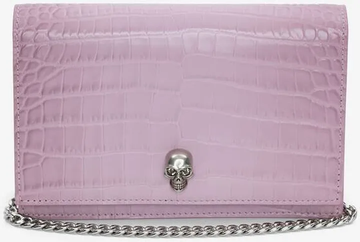 Women's Small Skull Bag In Antique Pink