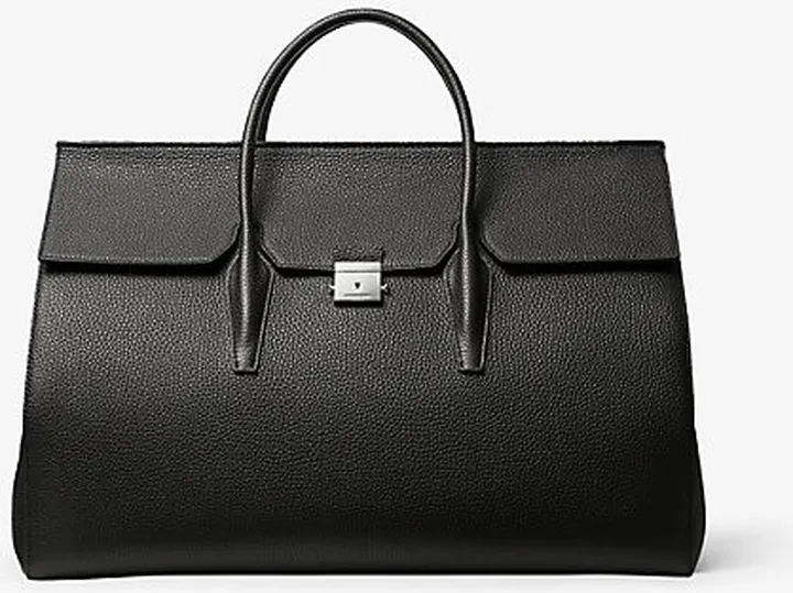 Campbell Extra-Large Pebbled Leather Weekender Bag