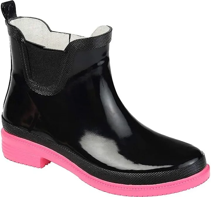 Journee Collection Tekoa Rain Boot (Black) Women's Shoes