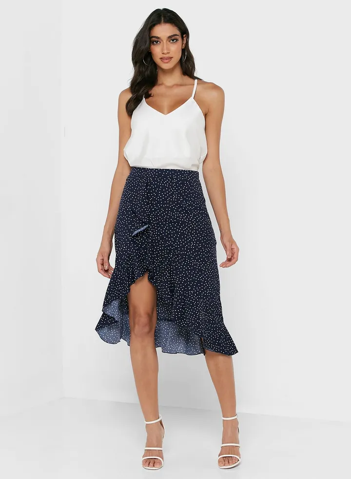 Asymmetrical Hem Skirt