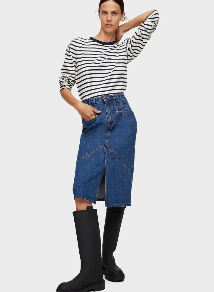 Knitted Midi Skirt