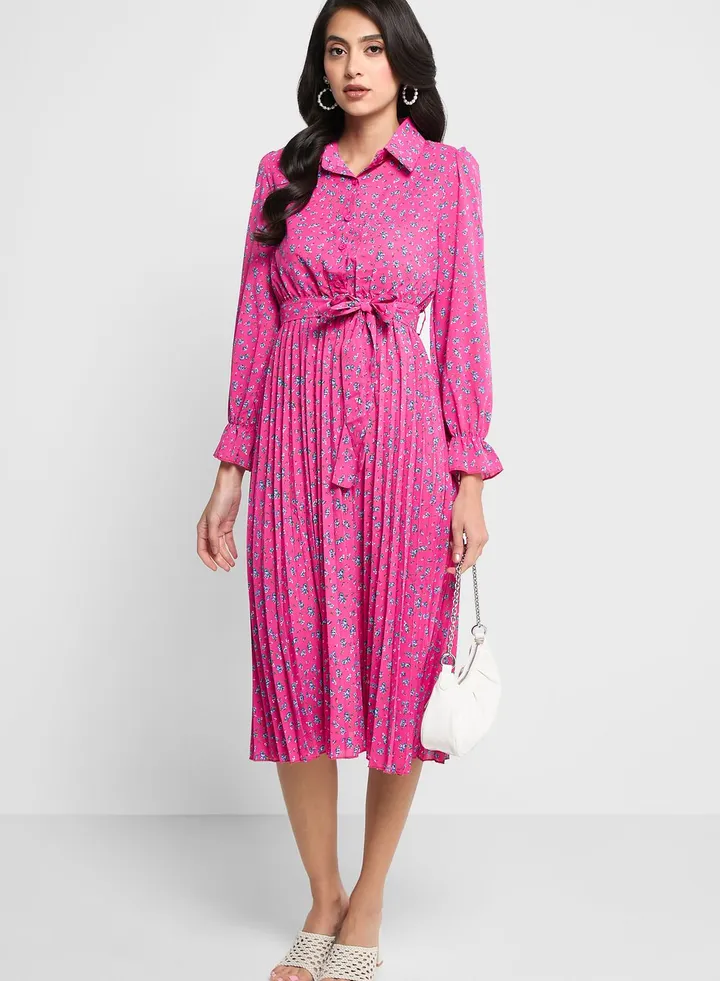 Ditsy Print Dress