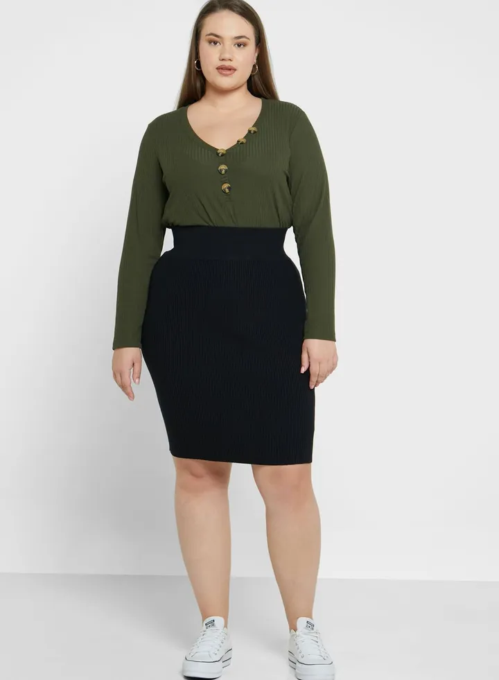 Bodycon Midi Skirt