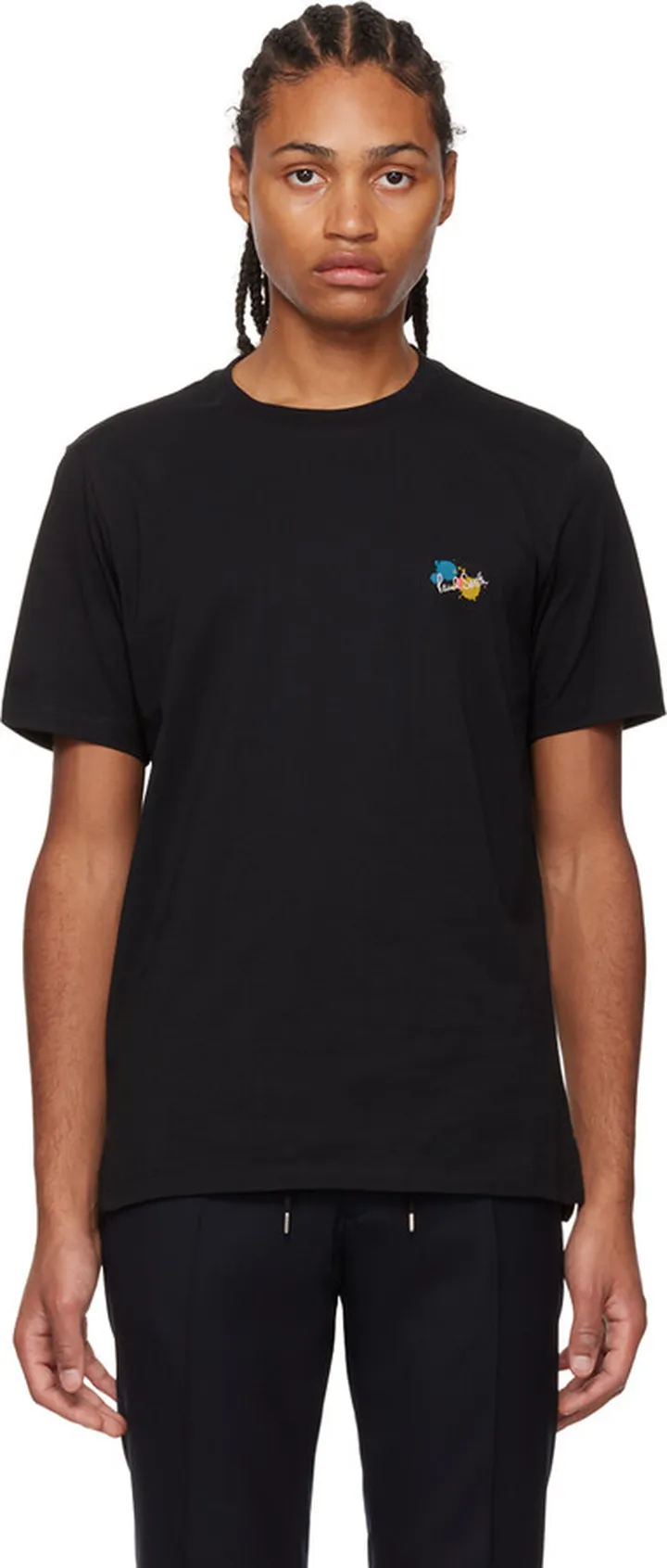 Paul Smith Black Paint Splatter T-Shirt