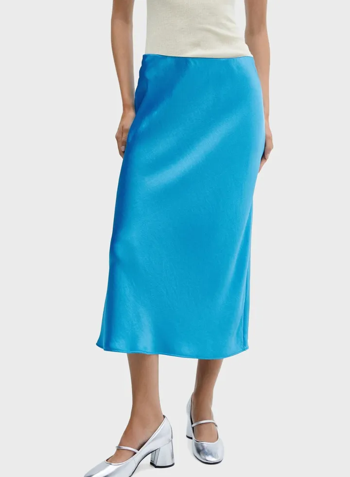 High Waist Midi Skirt