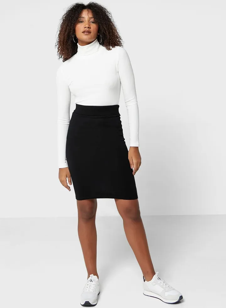 High Waist Bodycon Skirt