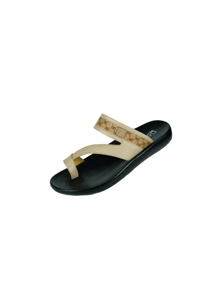 008-3570 Barjeel Mens FInger grip Sandals 63014 Beige