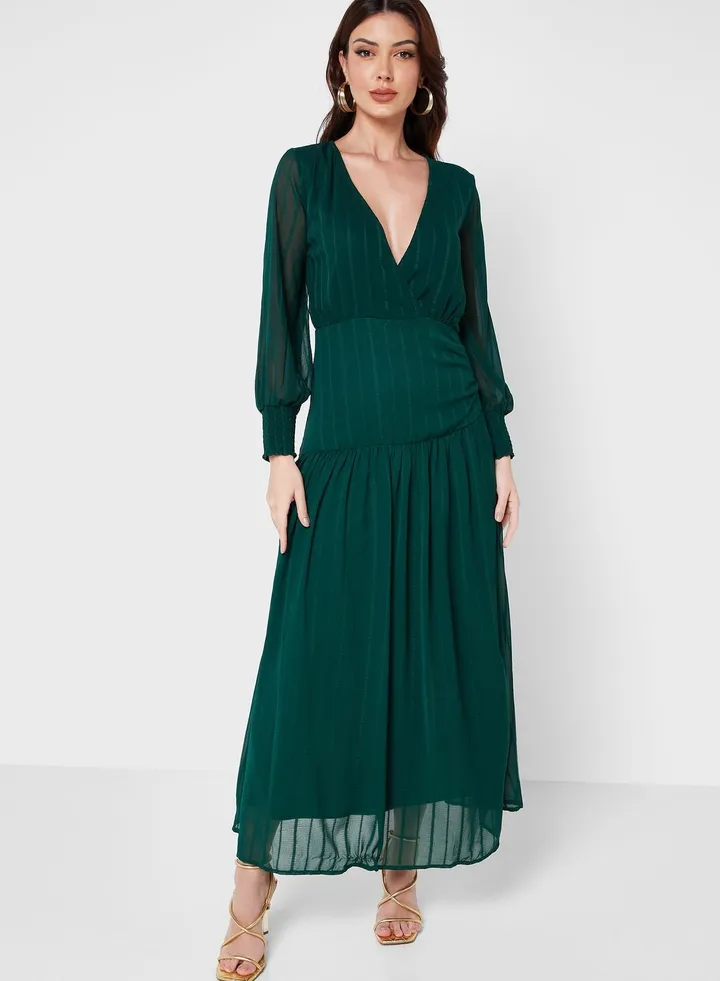 Ruched Waist Detail Dress