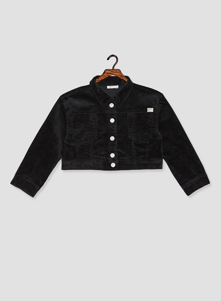 Kids Corduroy Jacket Black