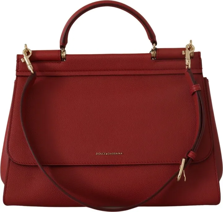 Dolce & Gabbana Leather Hand Shoulder SICILY Women's Bag
