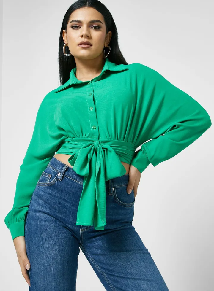 Front Tie Shirt