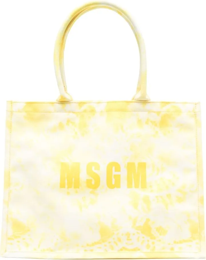 Tie-Dye Pattern Cotton Tote Bag