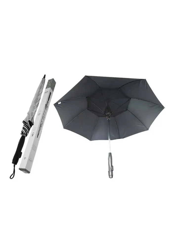 Manasek Manual Water Spray Umbrella S001 (Black)