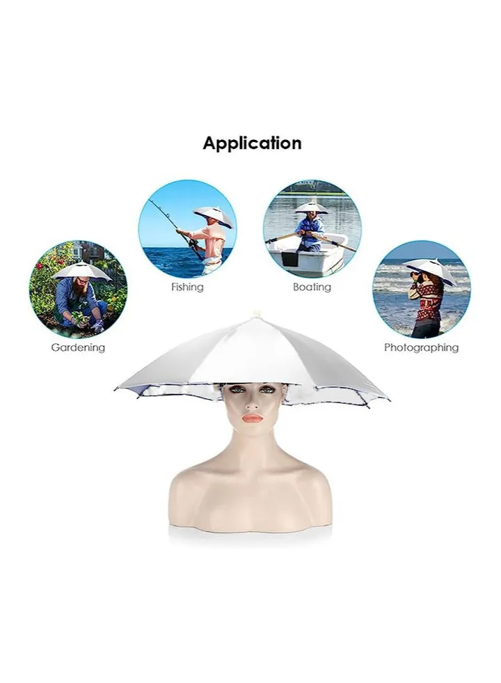 Foldable Head Umbrella Hat for Outdoor Activities And Sunlight UV Protection