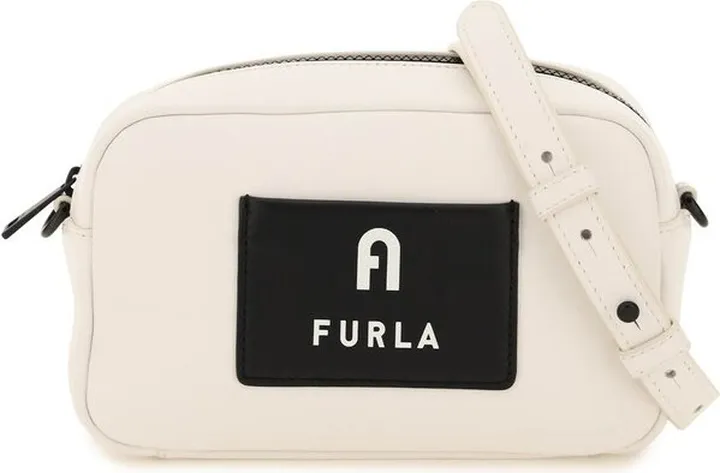 Furla Iris Zipped Logo Patch Mini Crossbody Bag
