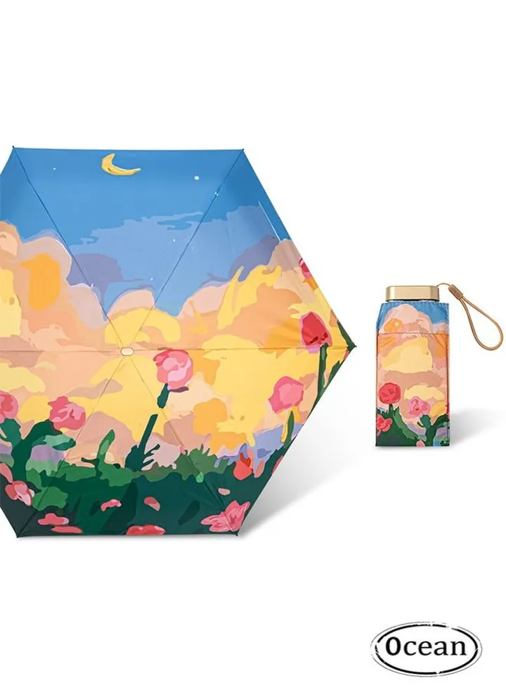 Mini Windproof Folding Travel Umbrella