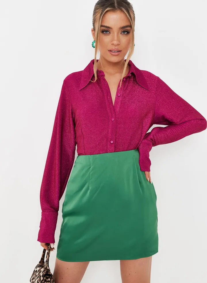 High Waist Mini Skirt