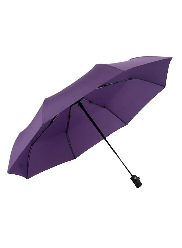 Automatic Tri-Fold Umbrella Purple