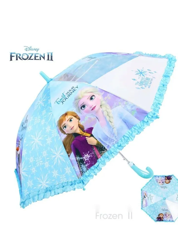 Disney cute cartoon transparent long handle children's umbrella