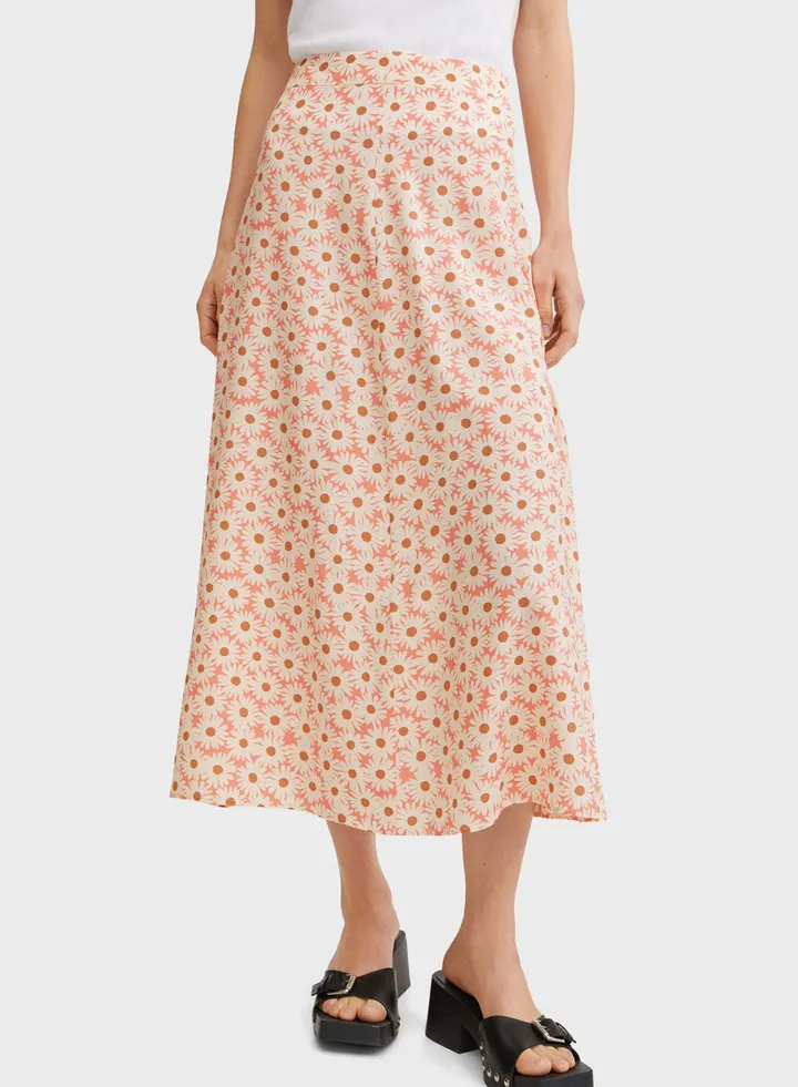 High Waist Midi Skirt
