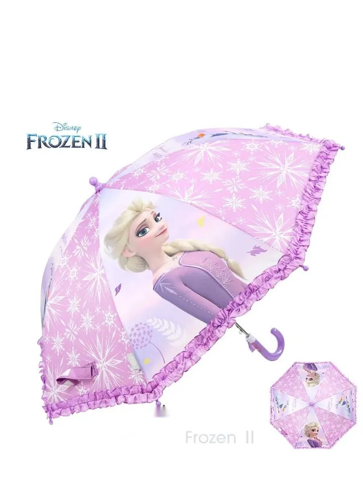 Disney cute cartoon transparent long handle children's umbrella