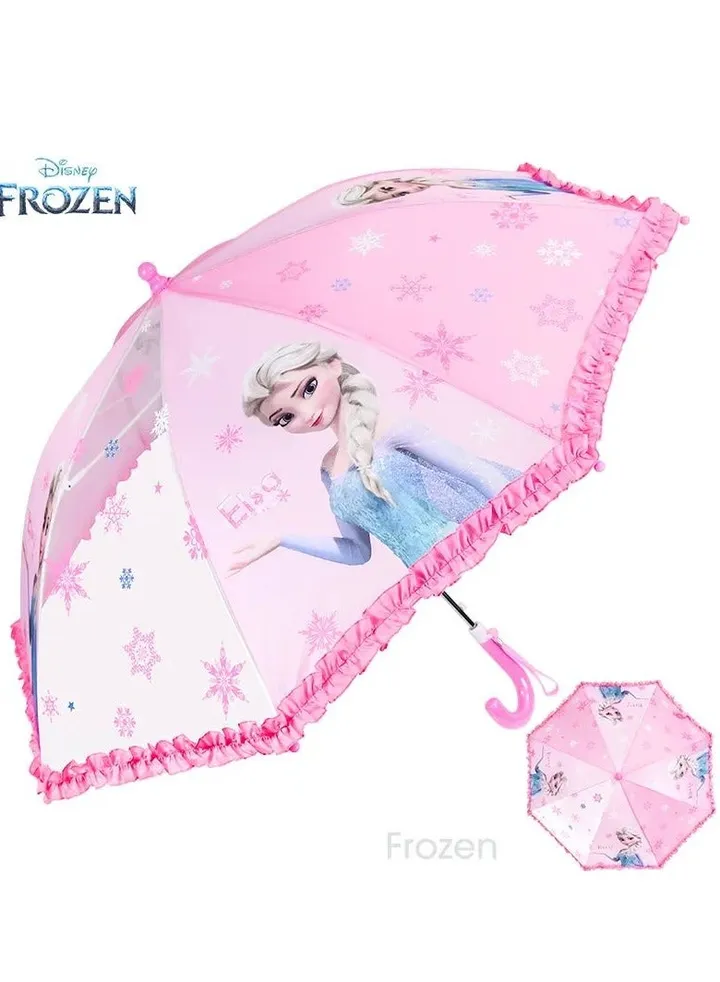 Disney cute cartoon transparent long handle children's umbrella