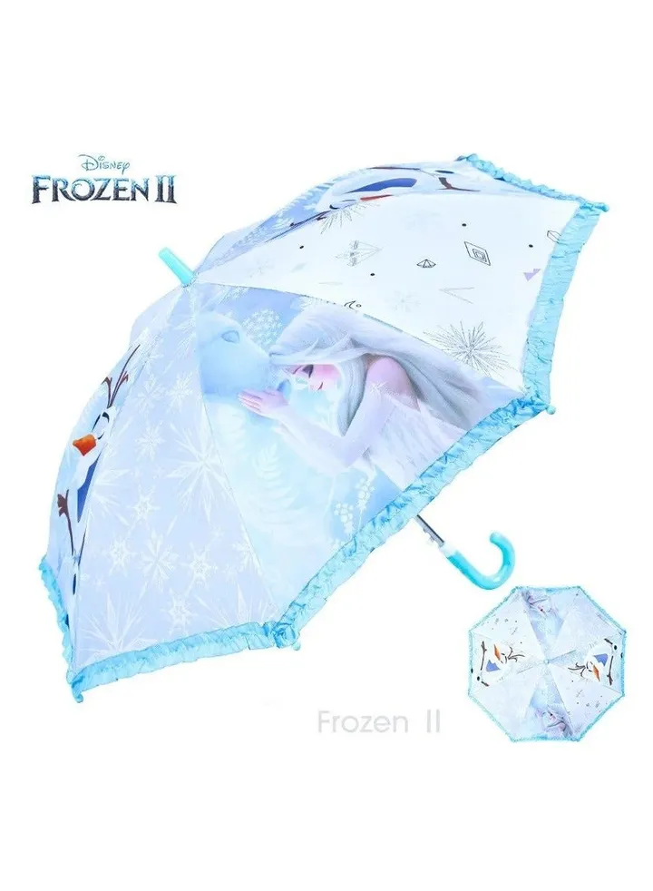 Disney cute cartoon transparent long handle children's umbrella