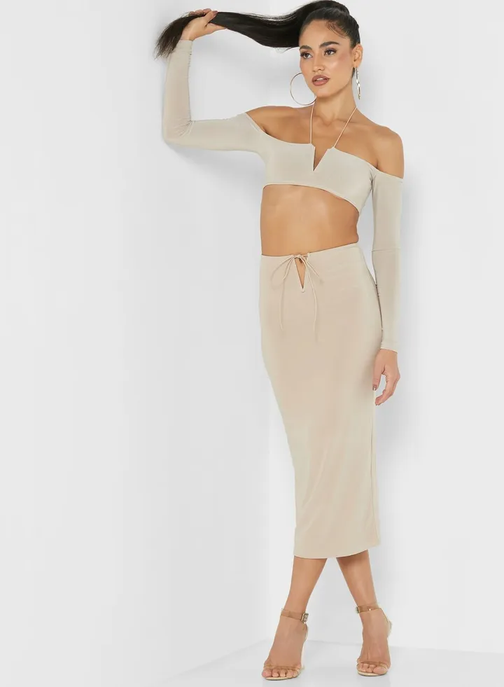 High Waist Bodycon Skirt