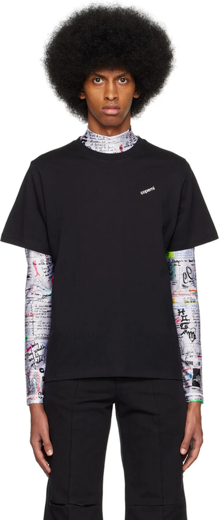 Coperni Black Boxy T-Shirt