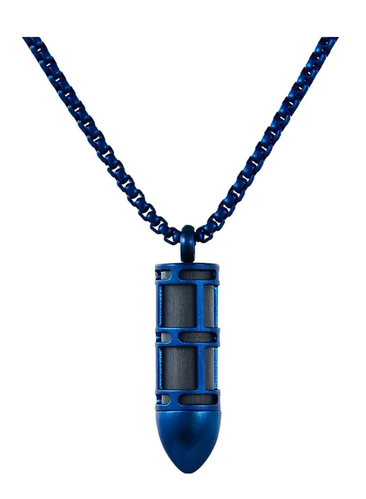 ZJPD021SBL ZINK Men's Necklace
