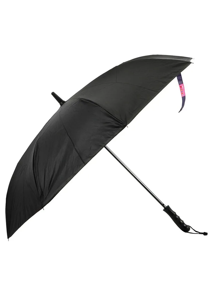 Biggdesign Moods Up 8 Ribs Reversable Umbrella, 43-Inch, Black and Purple