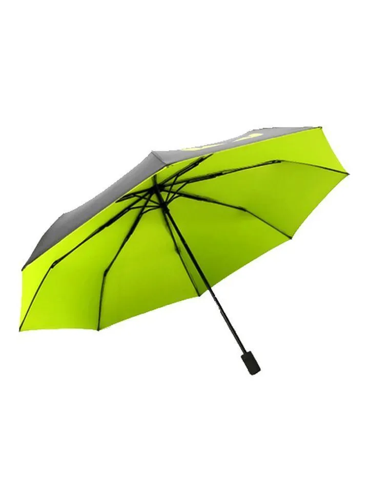 Little Devil Printed Folding Umbrella With Case Black/Green