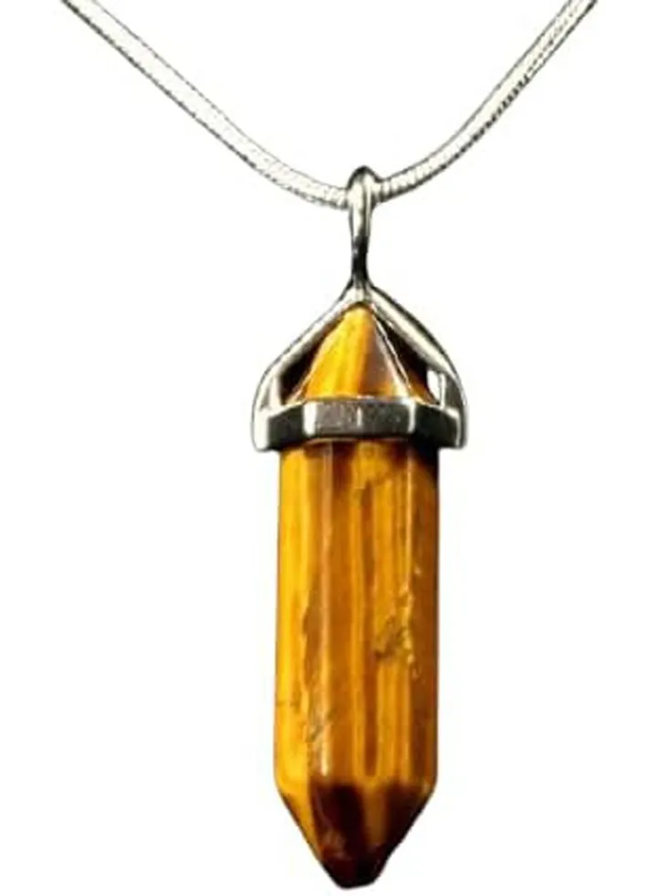 Natural Gemstone Hexagonal Necklace