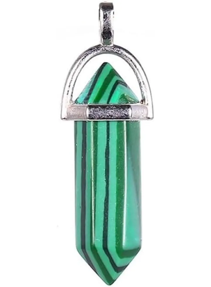 Natural Gemstone Hexagonal Necklace