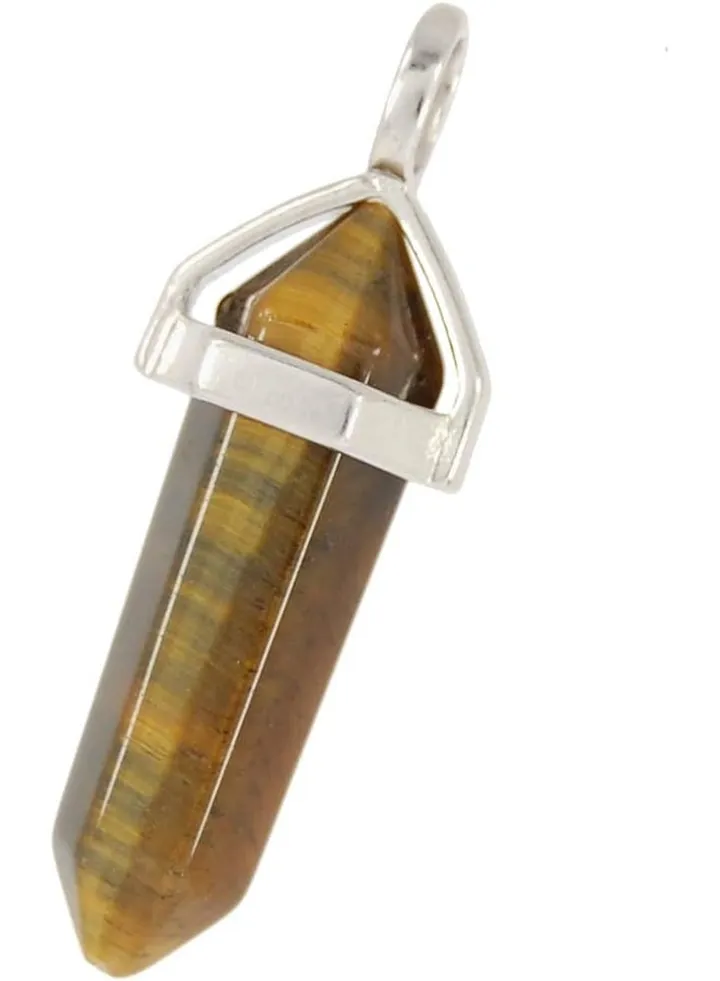 Natural Stone Crystal Gemstone Pendant Necklace Charm