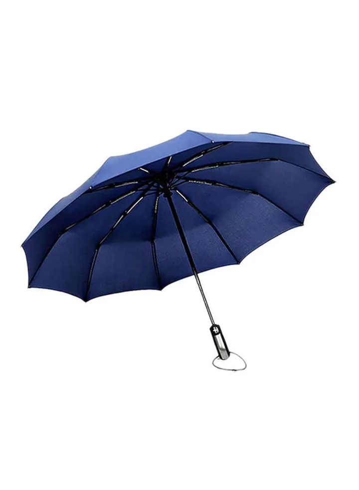 Automatic Three Folding Umbrella Blue
