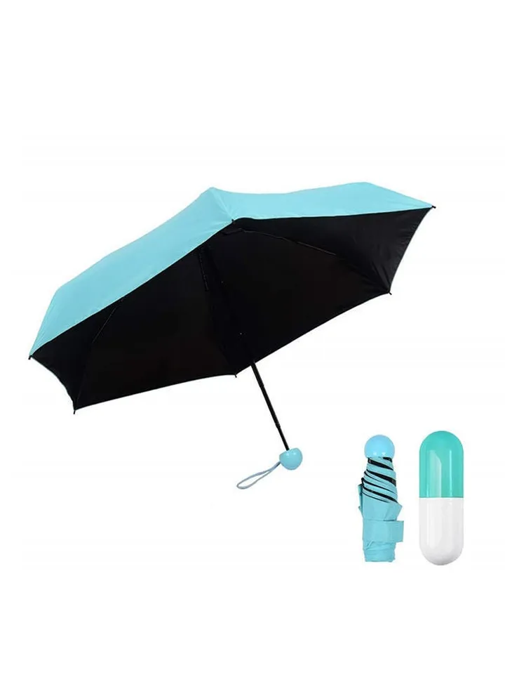 Travel Capsule Umbrella Blue