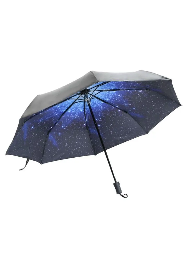Folding Sunny-Rain Umbrella Black