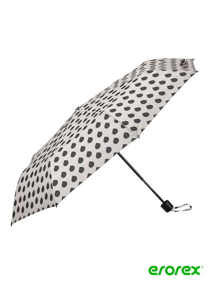 Umbrella beige/black drop