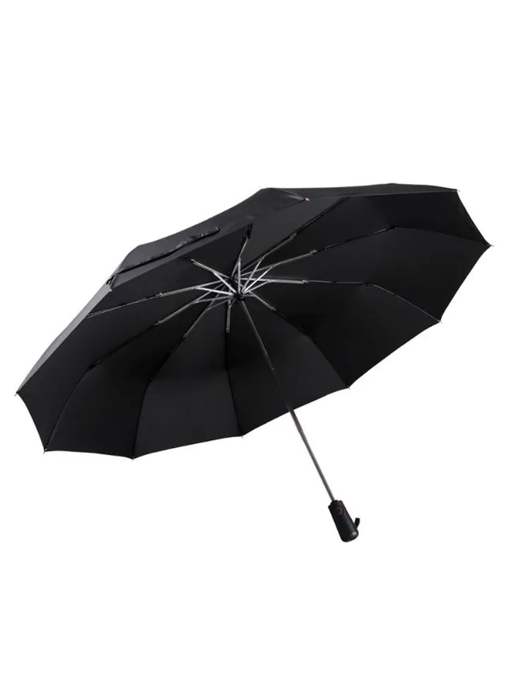 Fully Automatic Folding Umbrella Black